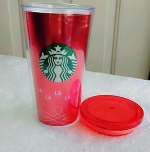 Starbucks 2020 "Fa La La" 16oz Plastic Cold Beverages Only, Tumbler
